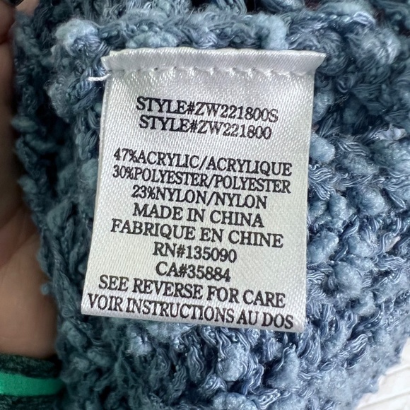 💙Like New |•Z SUPPLY•| Blue Loose Knit Oversize Sweater Size XS-Medium - Picture 11 of 13